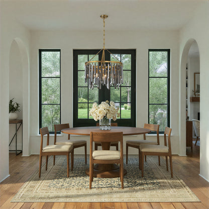 Crystorama Gemma 24" 7-Light Chandelier - lifestyle