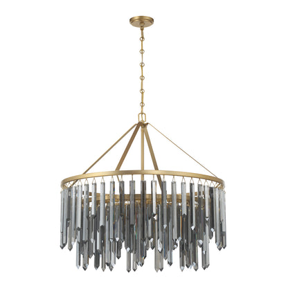 Crystorama Gemma 32" 9-Light Chandelier - detail