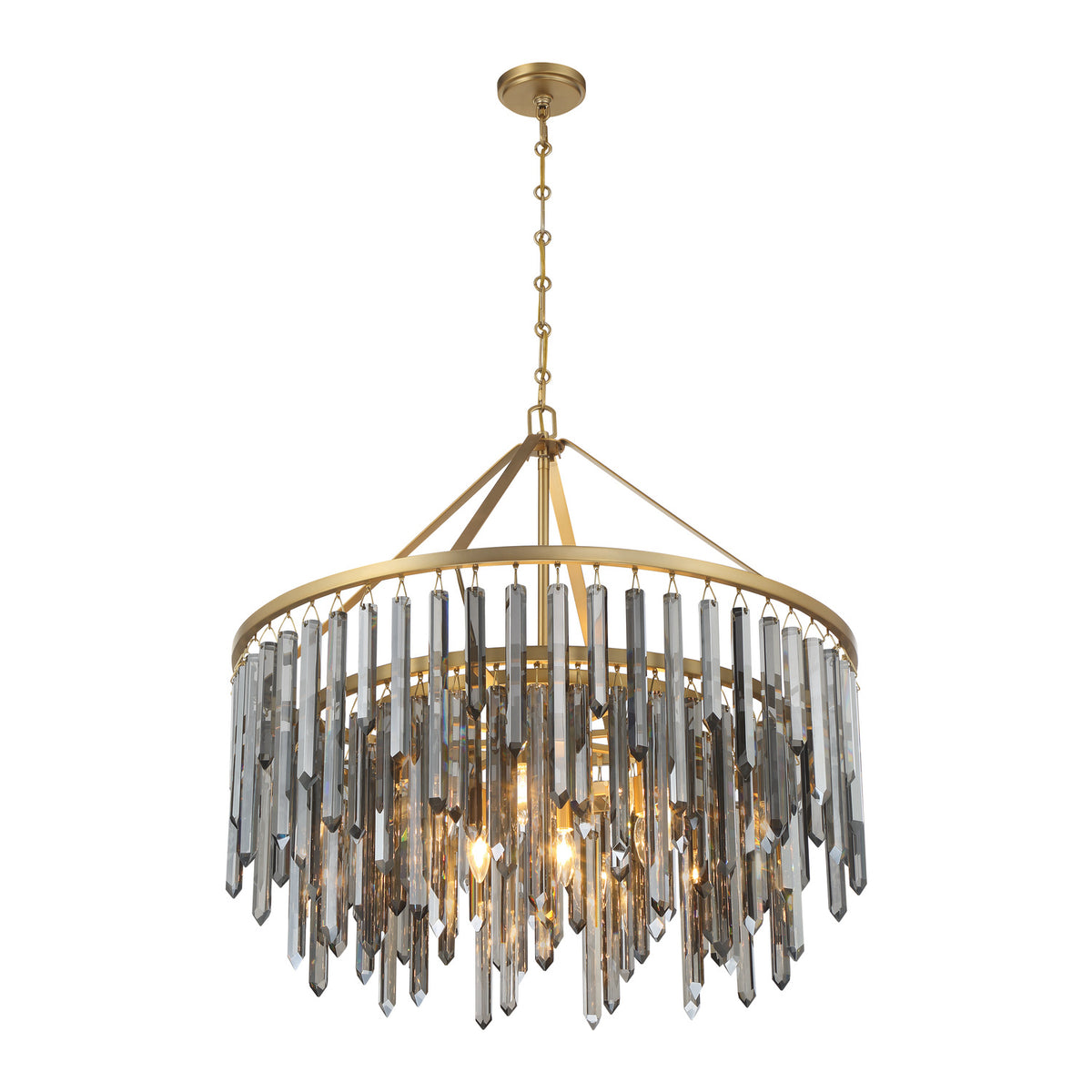 Crystorama Gemma 32" 9-Light Chandelier - detail