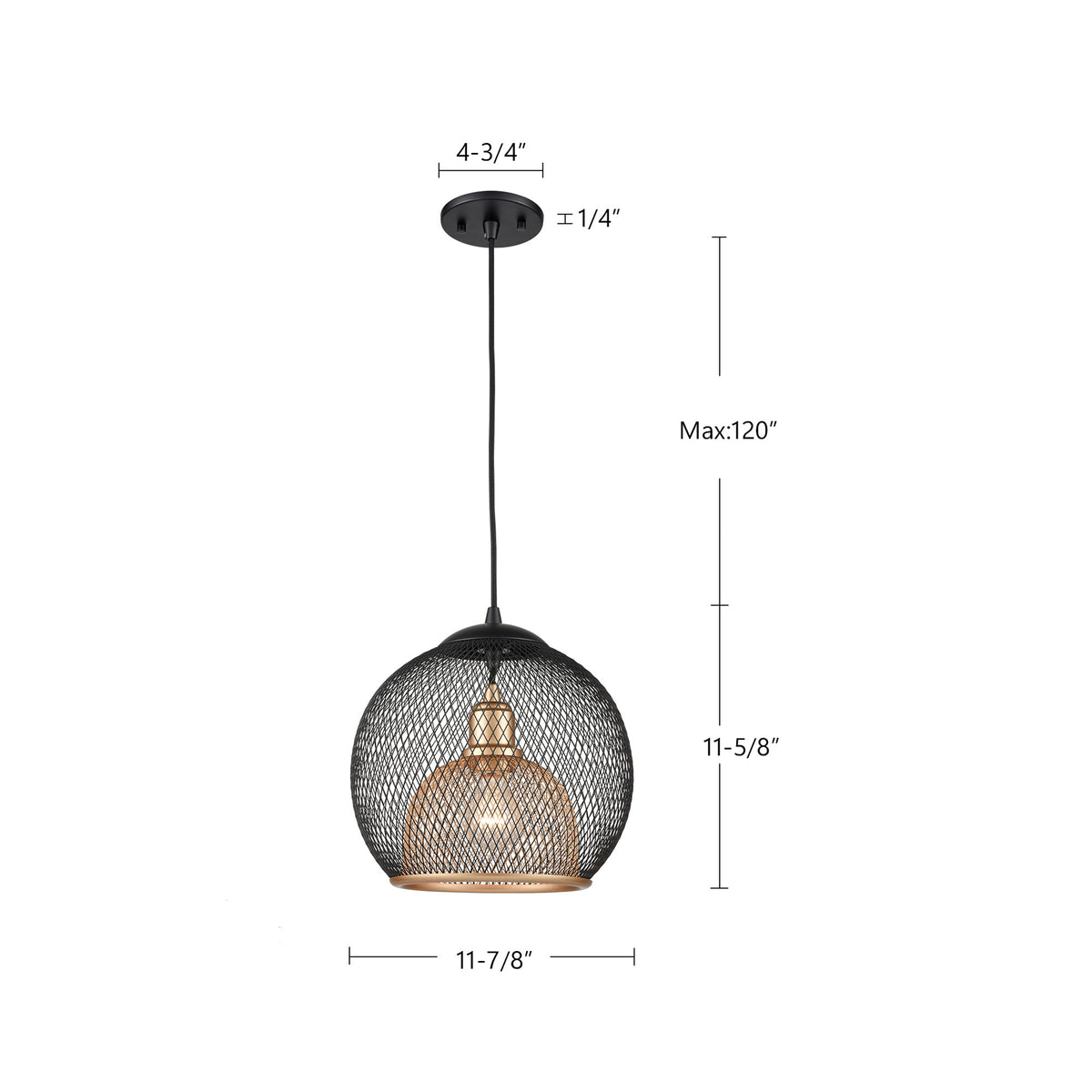 Gibraltar 12" Pendant