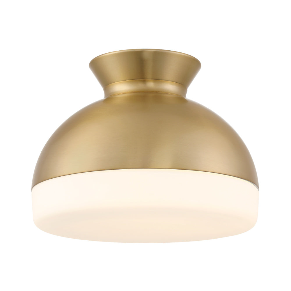 Crystorama Gidget 2-Light Flush Mount Vibrant Gold
