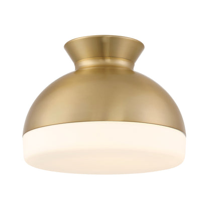 Crystorama Gidget 2-Light Flush Mount Vibrant Gold