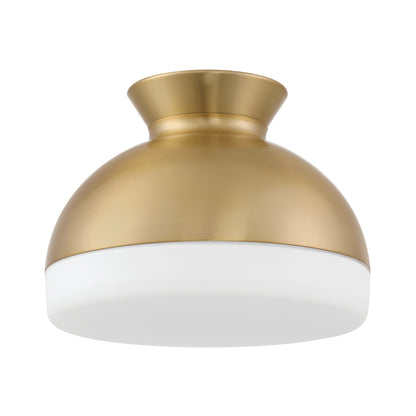 Crystorama Gidget 2-Light Flush Mount Vibrant Gold - detail