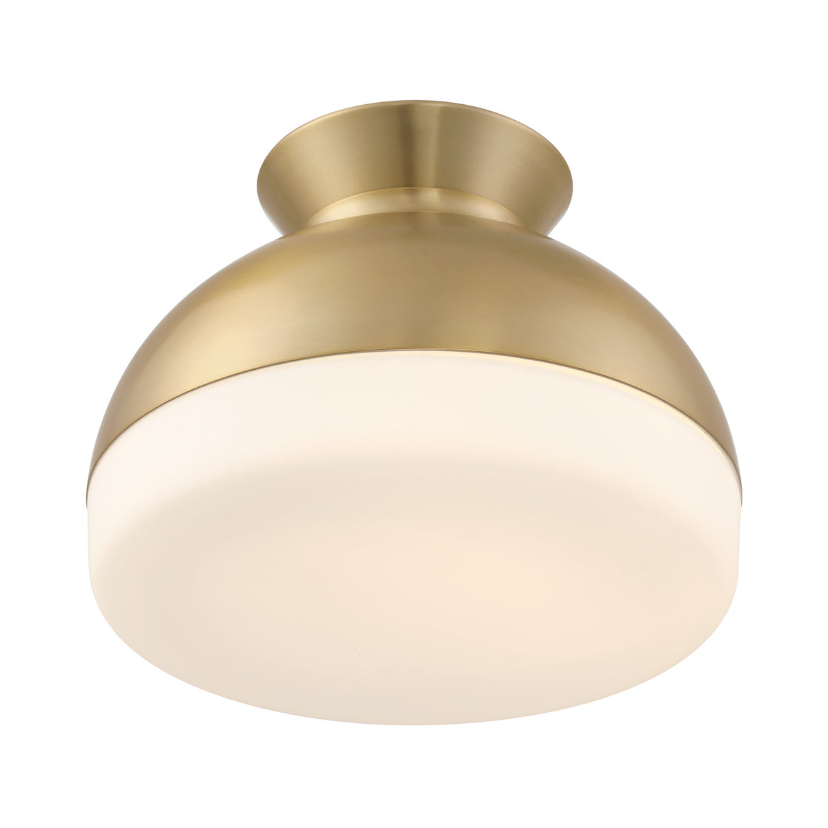 Crystorama Gidget 2-Light Flush Mount Vibrant Gold - detail
