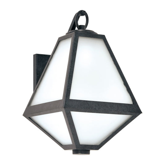 Crystorama Glacier Wall Sconce Black Charcoal