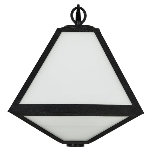 Crystorama Glacier Wall Sconce Black Charcoal