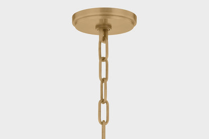 Troy Glint Pendant Patina Brass Detail 2
