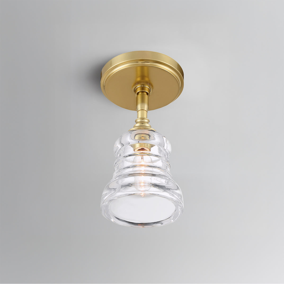 Gregory 1-Light Semi Flush Mount