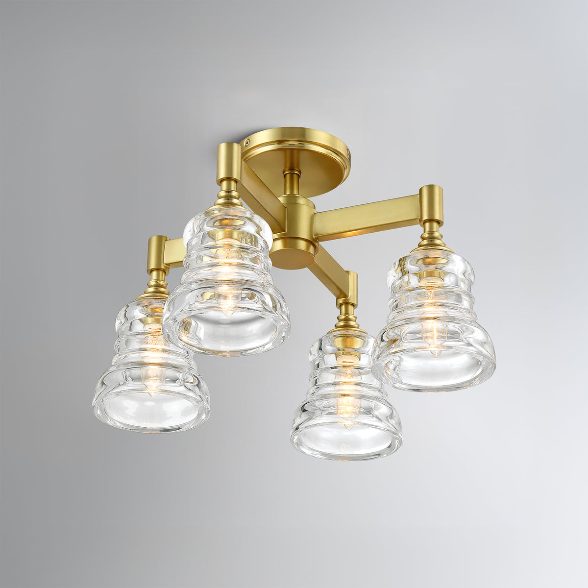 Gregory 4 Light Semi Flush Mount