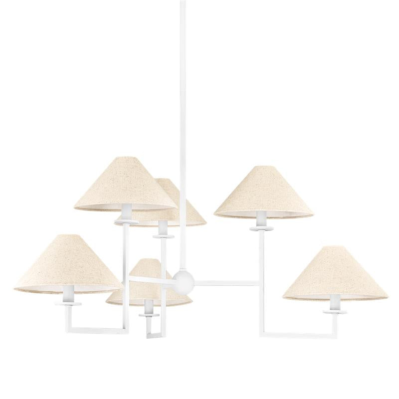 Mitzi by Hudson Valley Lighting Gladwyne Chandelier Textured White