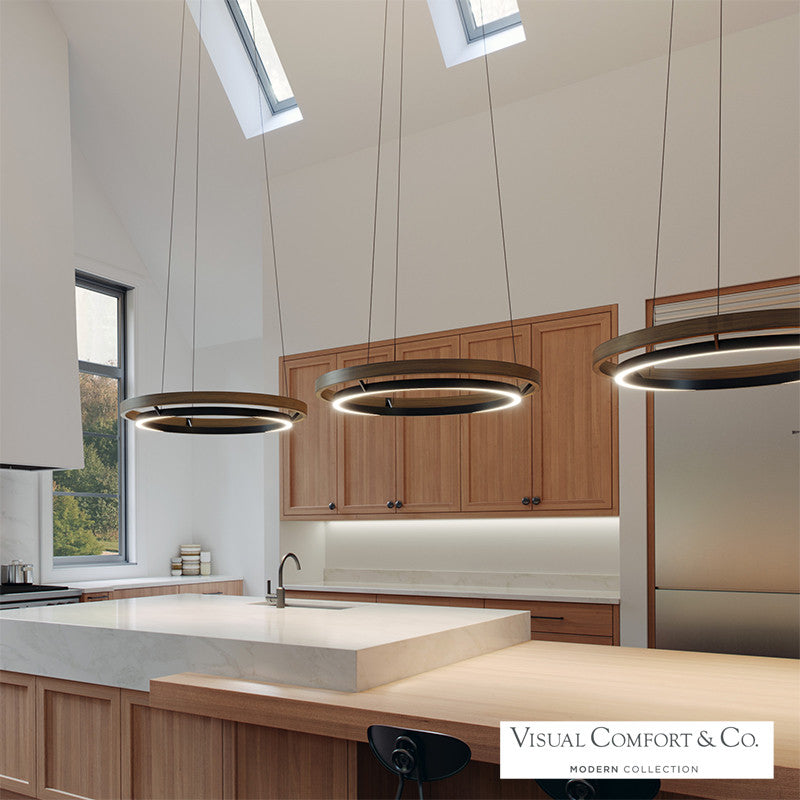 Visual Comfort Modern Grace Chandelier MATTE BLACK/WEATHERED