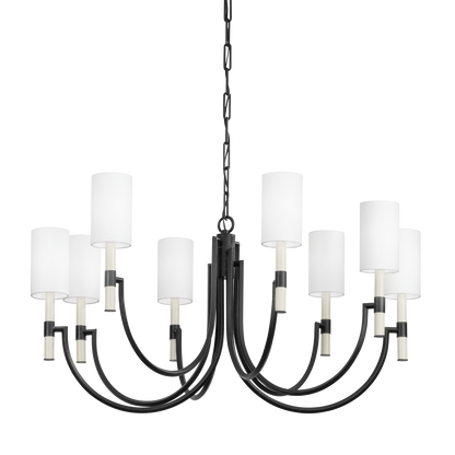 Troy Gustine Chandelier Forged Iron