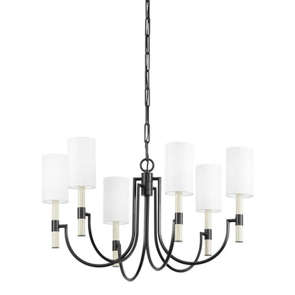 Troy Gustine Chandelier Forged Iron