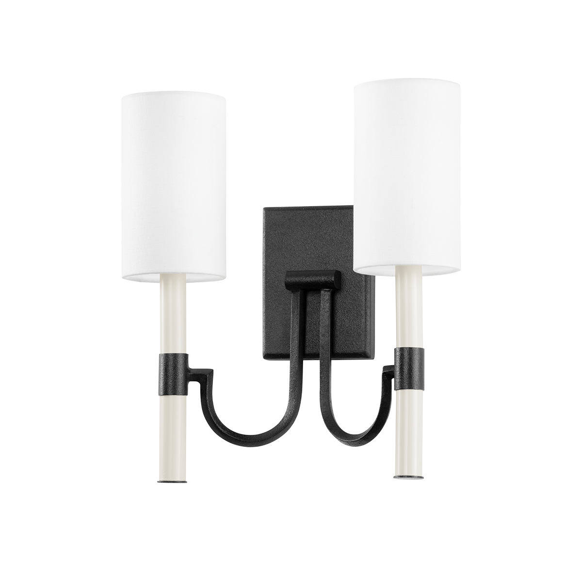 Troy Gustine Wall Sconce Forged Iron