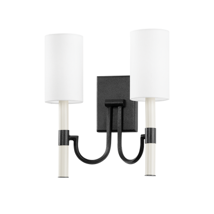 Troy Gustine Wall Sconce Forged Iron