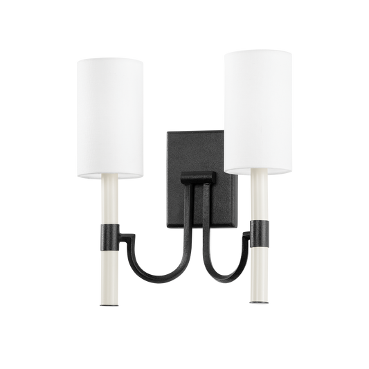 Troy Gustine Wall Sconce Forged Iron