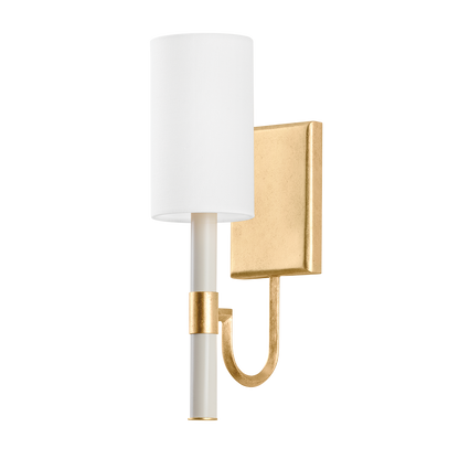 Troy Gustine Wall Sconce Vintage Gold Leaf