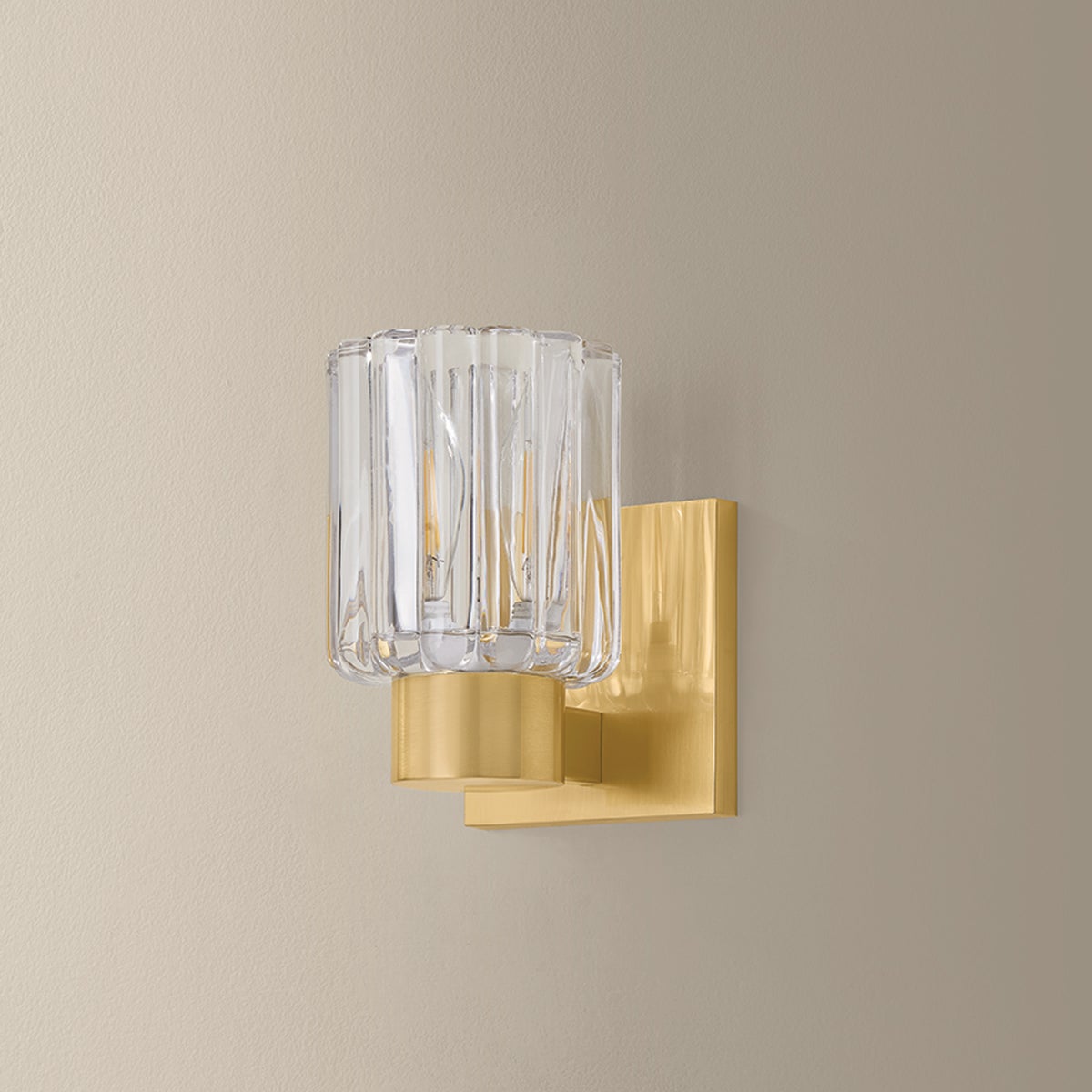 Mitzi Danae 1-Light Vanity Light Aged Brass