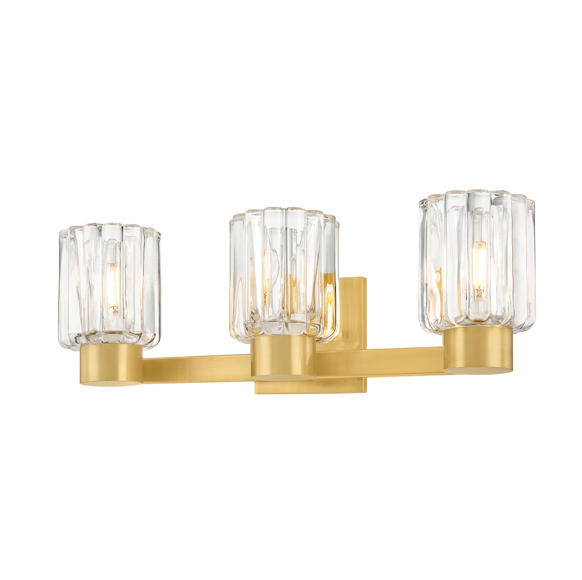 Mitzi Danae 3-Light Vanity Light Aged Brass