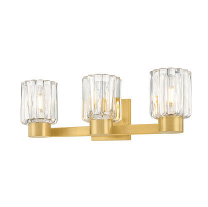 Mitzi Danae 3-Light Vanity Light Aged Brass