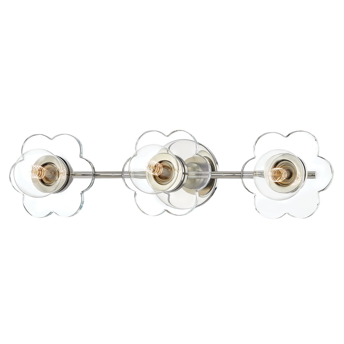 Mitzi Alexa 3-Light Vanity Light Polished Nickel