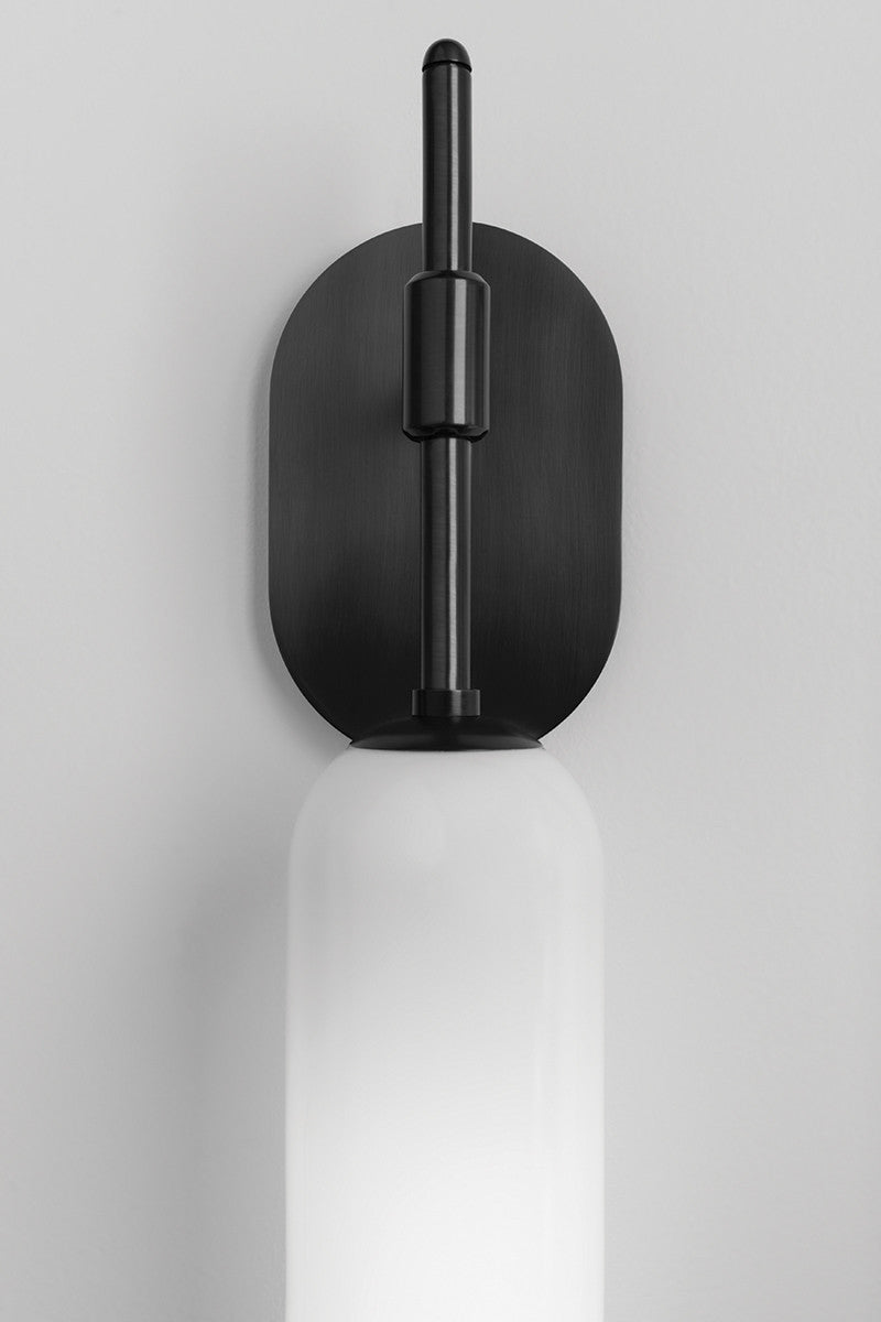 Mitzi by Hudson Valley Lighting Miley Wall Sconce Nickel, Polished Nickel