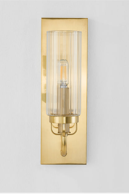 Hudson Valley Halifax Wall Sconce Aged Brass detail view 3