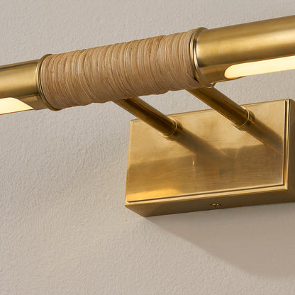 Hudson Valley Hallstead 18" Picture Light Aged Brass detail view 2