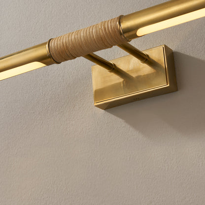 Hudson Valley Hallstead 24" Picture Light Aged Brass detail view 1