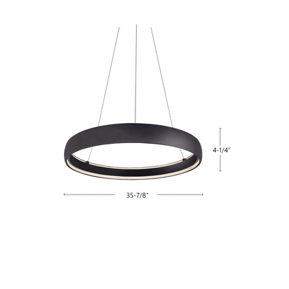 Halo 35" LED Pendant
