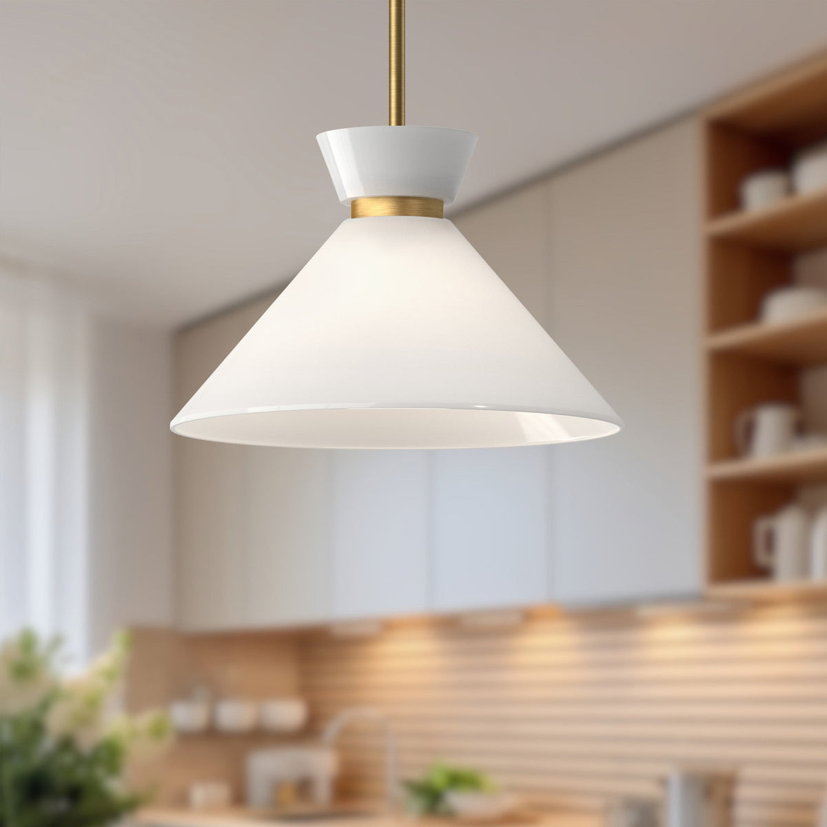 Halston 14 in 1-Light Pendant