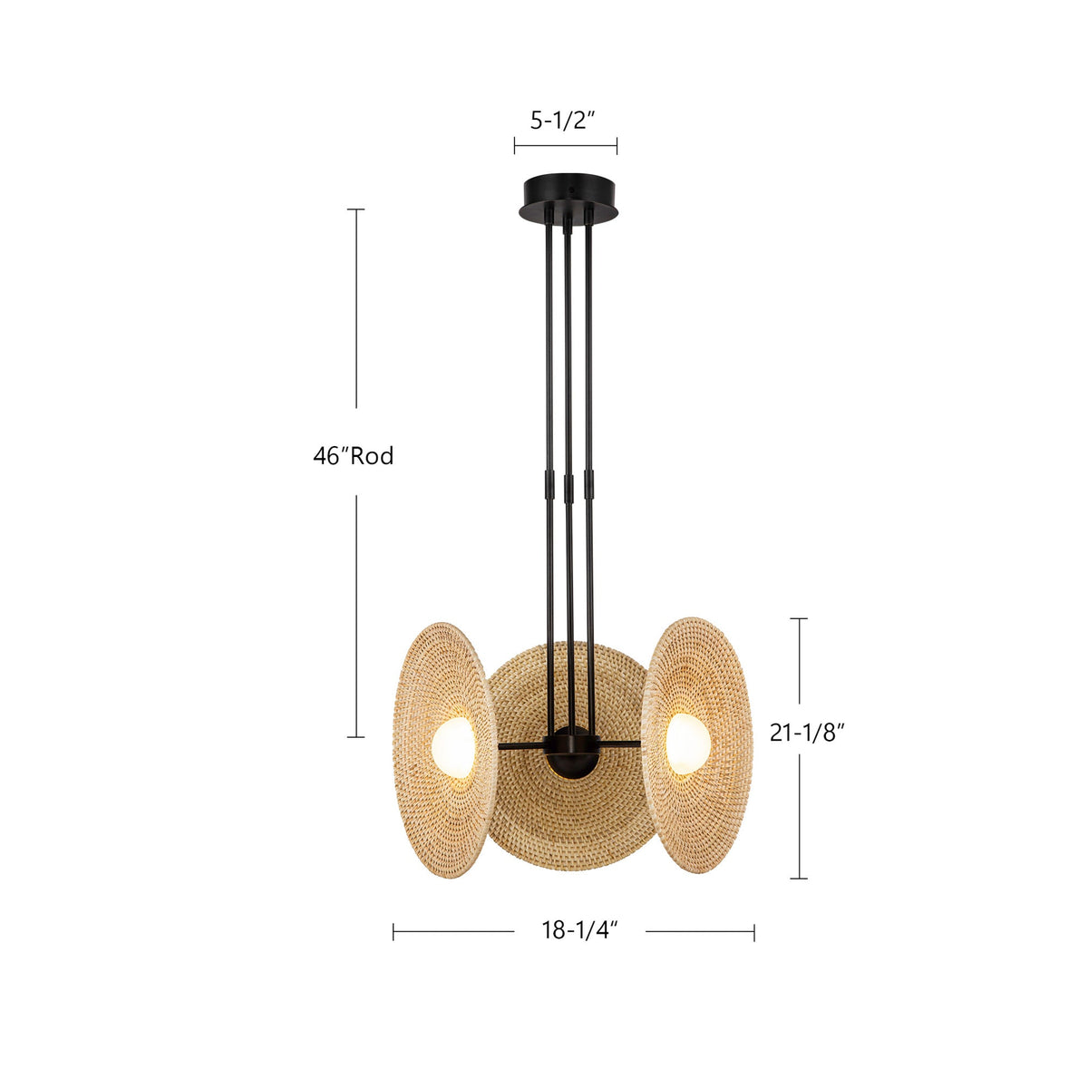 Harbour 18 in LED Pendant