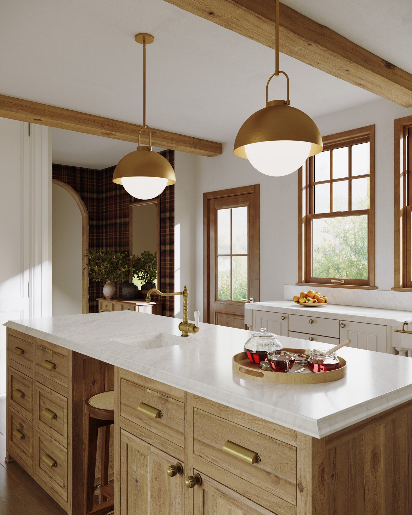 Alora Lighting Harper 1 Light Pendant Matte Black