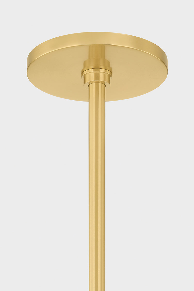 Hudson Valley Harpswell 18-Light Chandelier Aged Brass detail view 3
