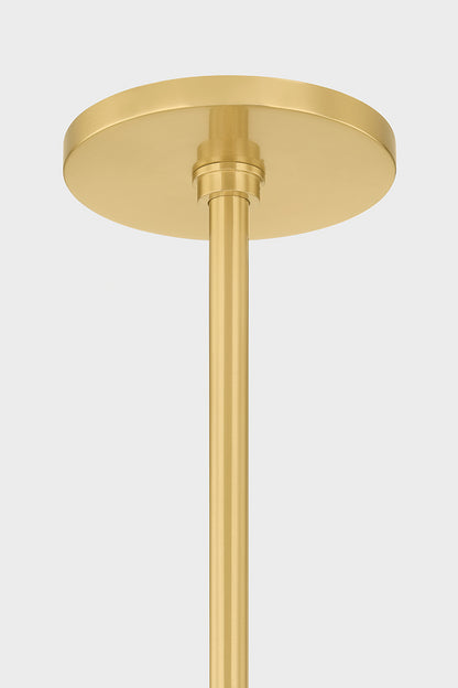 Hudson Valley Harpswell 18-Light Chandelier Aged Brass detail view 3