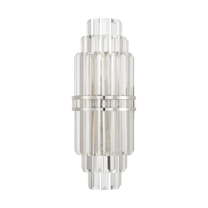 Crystorama Hayes 2-Light Wall Sconce Polished Nickel - detail