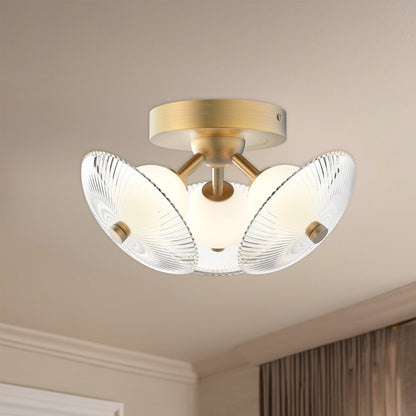 Hera 3-Head 12 in LED Flush Mount