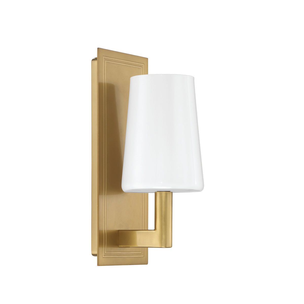 Crystorama Hogan 1-Light Wall Sconce Aged Brass - detail
