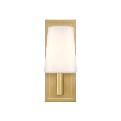 Crystorama Hogan 1-Light Wall Sconce Aged Brass - detail