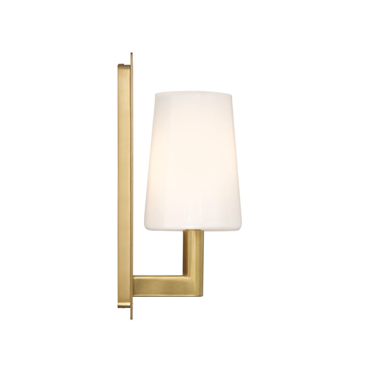 Crystorama Hogan 1-Light Wall Sconce Aged Brass - detail