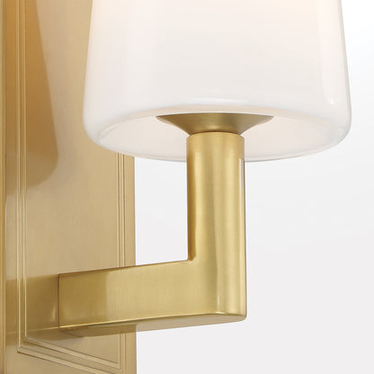Crystorama Hogan 1-Light Wall Sconce Aged Brass - detail