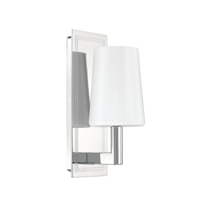 Crystorama Hogan 1-Light Wall Sconce Polished Chrome - detail
