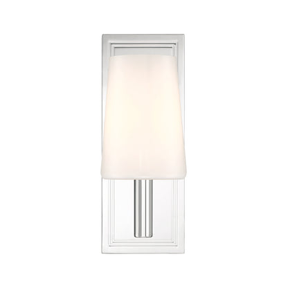 Crystorama Hogan 1-Light Wall Sconce Polished Chrome - detail