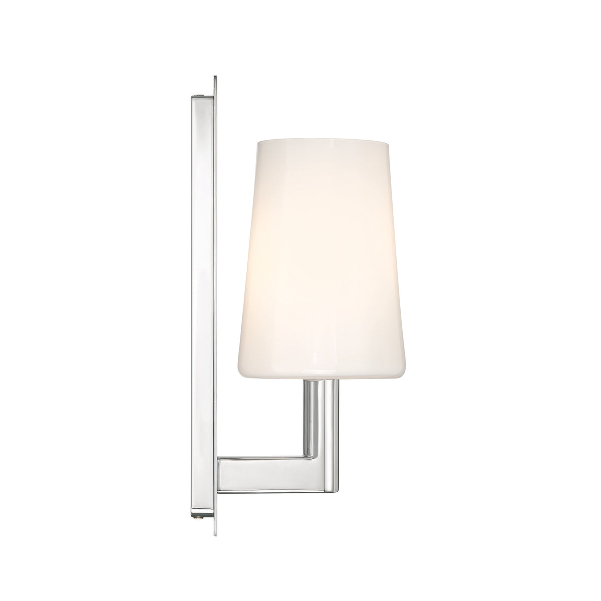 Crystorama Hogan 1-Light Wall Sconce Polished Chrome - detail