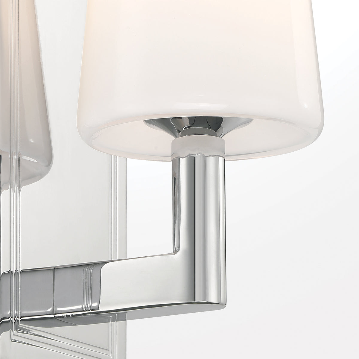 Crystorama Hogan 1-Light Wall Sconce Polished Chrome - detail