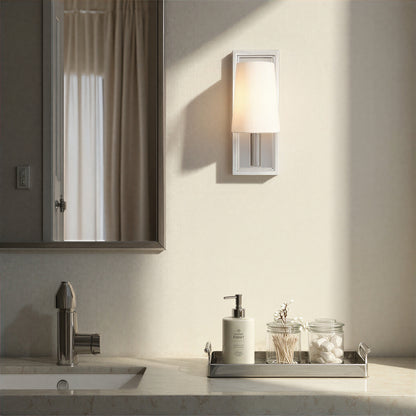 Crystorama Hogan 1-Light Wall Sconce Polished Chrome - lifestyle