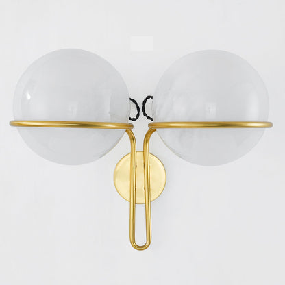 Hudson Valley Hingham 2-Light Wall Sconce in Aged Brass, room setting