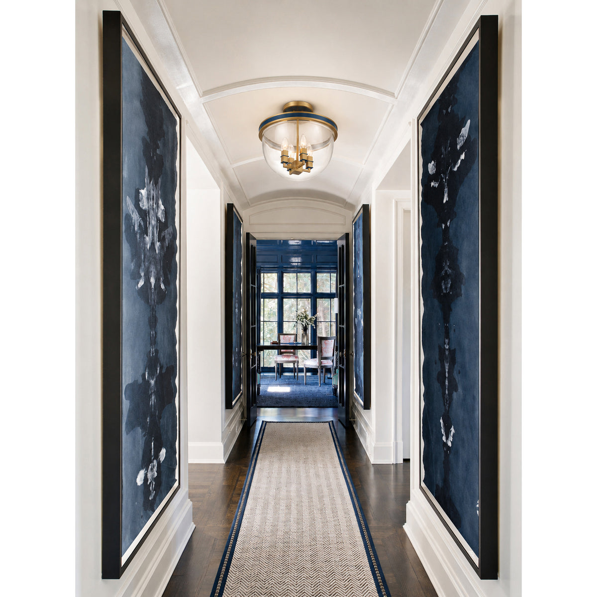 Crystorama Herrick 4-Light Semi Flush Mount - lifestyle