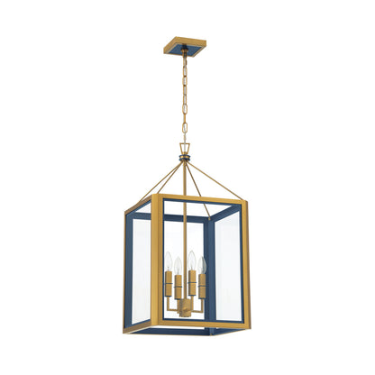 Crystorama Herrick 15" 4-Light Lantern Chandelier - detail
