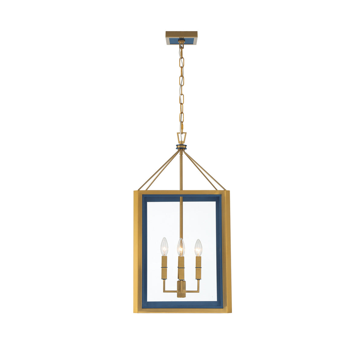 Crystorama Herrick 15" 4-Light Lantern Chandelier - detail